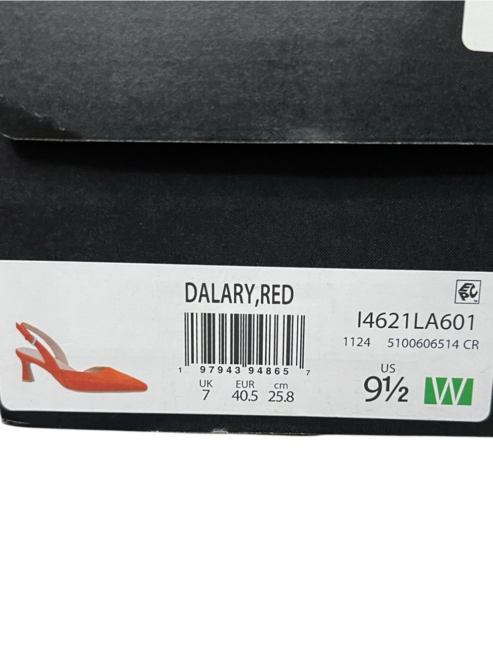 🌻NEW w/box Naturalizer Dalary Slingback Dress Pumps Maserati Red Pointed Size 9 - Picture 10 of 10